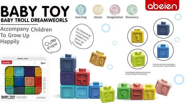 Ramiz Zestaw Gumowych Klocków Działania Matematyczne