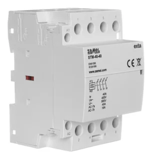 Stycznik modułowy Zamel STM-40-40 40A, 4xNO, 230V AC - Inne akcesoria elektryczne - miniaturka - grafika 1