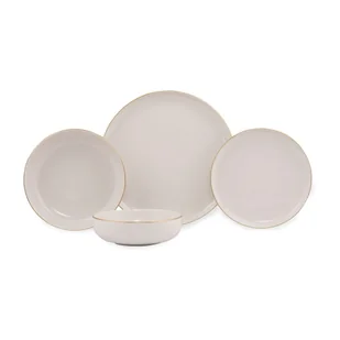 Zestaw talerzy z porcelany 16 szt. – Hermia - Serwisy obiadowe - miniaturka - grafika 1