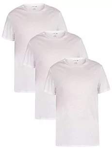 Lacoste Top Piżama (zestaw 3) Mężczyźni, Biały (001), XXL - Koszulki męskie - miniaturka - grafika 1