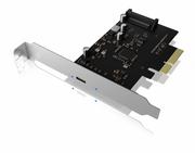 Kontrolery - ICY BOX Kontroler IB-PCI1901-C32 Karta PCIe TYPE-C USB 3.2 Gen 2x2 - miniaturka - grafika 1