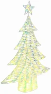 Ozdoby bożonarodzeniowe - vidaXL Choinka z 120 diodami LED Ciepła biel 120 cm PET - miniaturka - grafika 1