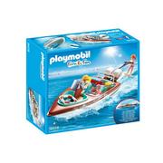 Figurki dla dzieci - Playmobil Rodzinna zabawa - Speedboat with Underwater Motor 9428 - miniaturka - grafika 1