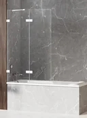 Parawany nawannowe - Parawan nawannowy New Trendy Avexa 110x150 cm 2-częściowy uchylny prawy biały EXK-2975 - miniaturka - grafika 1