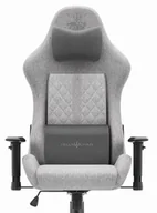 Fotele gamingowe - Fotel gamingowy Hell's Chair HC- 1006 Grey Szary Tkanina - miniaturka - grafika 1