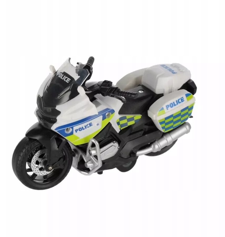 Mega Creative Motocykl Policja DZ/SW P/B 19X13X9 MC WB 36/72