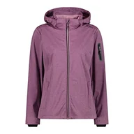 Kurtki damskie - CMP - damska kurtka Softshell Melange z odpinanym kapturem, Różowy Fluo Mel, 44 - miniaturka - grafika 1