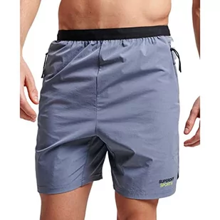 Superdry Train Hybrid Short Bluza męska, Folkstone szary, S - Bluzy męskie - miniaturka - grafika 1