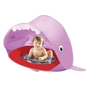 Namioty i tipi dla dzieci - Namiot plażowy z basenem dla dzieci parawan różowy / HABARRI - miniaturka - grafika 1