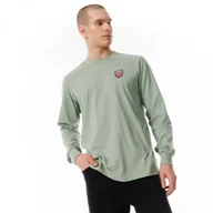 Koszulki sportowe męskie - Męski longsleeve basic Prosto Triz - zielony - PROSTO - miniaturka - grafika 1