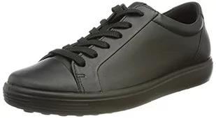 ECCO Sneakersy Soft 7 W 47030351052 Czarny - Sneakersy damskie - miniaturka - grafika 1