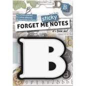Zakładki do książek - IF Forget me sticky notes kart samoprzylepne litera B - miniaturka - grafika 1