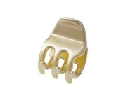 Ozdoby do włosów - Framboisine, Francuska spinka do włosów, Beżowa, 2x3 cm - miniaturka - grafika 1