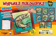 Zabawki kreatywne - Mirage Hobby Wypukła malowanka Ryby Zestaw 8 wzorów - miniaturka - grafika 1