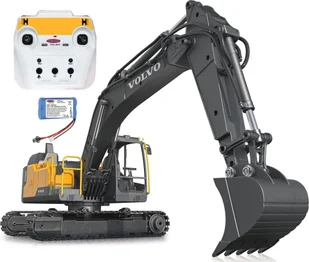 Jamara Koparka Volvo EC160E Metal 1:16 z chwytakiem i młotem wyburzeniowym - Zabawki zdalnie sterowane - miniaturka - grafika 1