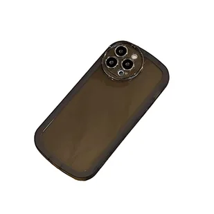 GUIDE COMB Silikonowe etui na telefon iPhone 12 Pro, ulepszone [ochrona aparatu] Etui na telefon komórkowy z miękką wyściółką z mikrofibry, ochrona przed zarysowaniami, 15 cm, czarne - Etui i futerały do telefonów - miniaturka - grafika 1