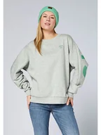 Bluzy damskie - Chiemsee Bluza w kolorze szaro-zielonym - miniaturka - grafika 1
