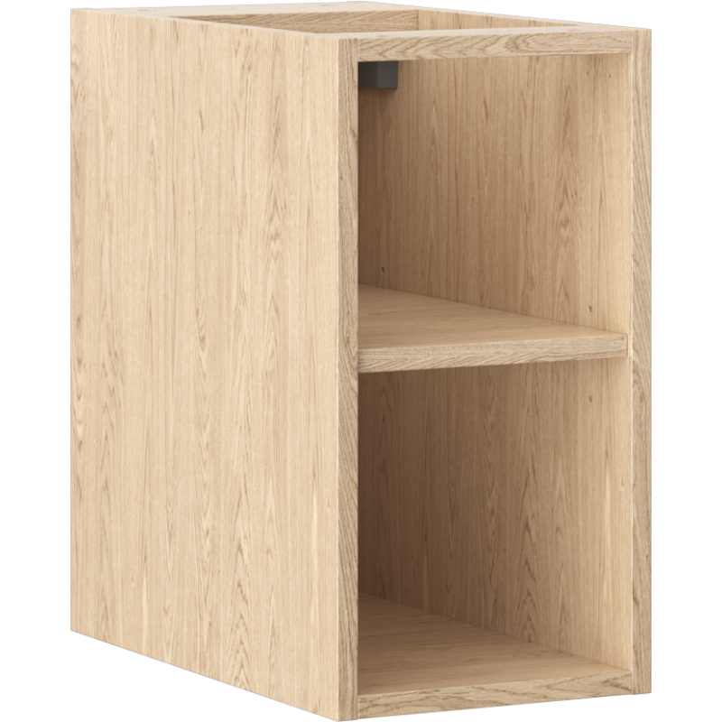 Mexen Box-A szafka otwarta z półką 25 cm, dąb - 91AX2-0250-470-0-81