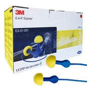 Odzież robocza - Zatyczki do Uszu Ear Express z żyłką 100 par, wyciszające - miniaturka - grafika 1