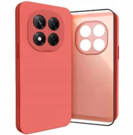 Etui i futerały do telefonów - Etui do Xiaomi Redmi Note 14 Pro 5G Osłona Kamery, Czerwone, Case Szkło - miniaturka - grafika 1