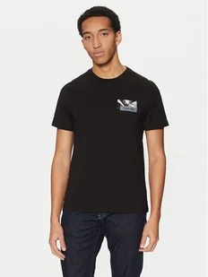 Calvin Klein T-Shirt Graphic K10K113799 Czarny Regular Fit - Koszulki męskie - miniaturka - grafika 1