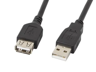 LANBERG Lanberg USB 5.0m czarny (CA-USBE-10CC-0050-BK) - Kable USB - miniaturka - grafika 4