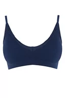 Biustonosze - DeFacto Bralette koronkowy biustonosz damski - miękki i oddychający biustonosz (granatowy, XL), grantowy, XL - miniaturka - grafika 1