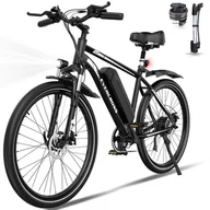 Rowery elektryczne - Rower elektryczny 36V 10,4Ah 250W z podwójną amortyzacją - EVERCROSS TECH EK15 - miniaturka - grafika 1