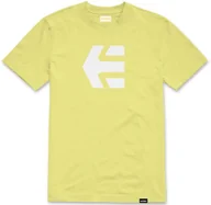 Koszulki męskie - t-shirt ETNIES ICON TEE LIGHT YELLOW - miniaturka - grafika 1