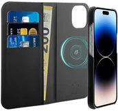 Etui i futerały do telefonów - Etui z klapką Puro Wallet Detachable 2w1 do Apple iPhone 14 Plus Black (8018417440397) - miniaturka - grafika 1