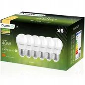 Żarówki LED - 6x Żarówka Led E27 Kulka 5W 40W 3000K Lumiled - miniaturka - grafika 1
