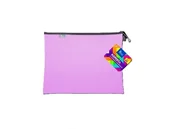 Długopisy - KOPERTA Z SUWAKIEM METALOWYM A5 26x20,5 CM FIOLETOWA TETIS - miniaturka - grafika 1