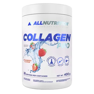 SFD ALLNUTRITION Collagen PRO Strawberry Flavour, 400g - Włosy, skóra, paznokcie - miniaturka - grafika 1