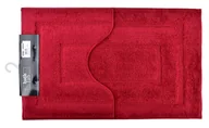 Dywaniki łazienkowe - ZAC Komplet 2 Dywaników Łazienkowych 50x40/50x80cm czerwony - miniaturka - grafika 1