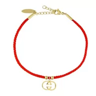 Bransoletki - Bransoletka na sznurku Blueberry Kółeczka stal nierdzewna - miniaturka - grafika 1