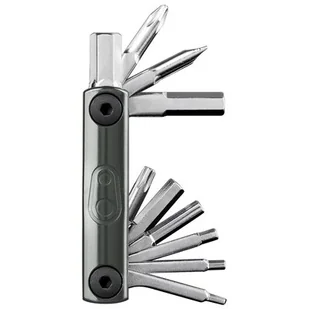 Crankbrothers Narzędziownik CRANKBROTHERS f10+ czarny-srebrny - Narzędzia rowerowe - miniaturka - grafika 1