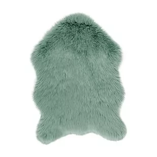 Zielona sztuczna skóra Tiseco Home Studio Sheepskin, 60x90 cm - Dywany - miniaturka - grafika 1