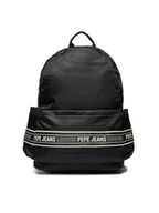Torby na laptopy - Pepe Jeans Plecak Otto Dublin PM030859 Czarny - miniaturka - grafika 1