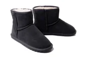 Botki damskie - EMU AUSTRALIA Wallaby Mini Teens T10103 charcoal/anthracite, botki damskie - Emu Australia - miniaturka - grafika 1