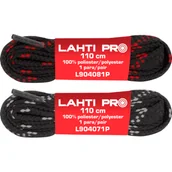 Akcesoria obuwnicze - Sznurowadła płaskie 100% bawełna czarne L904052P 120 cm LAHTI PRO - miniaturka - grafika 1