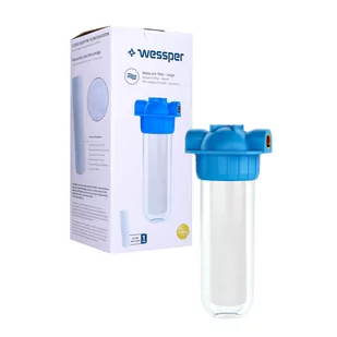 Wessper Pojedynczy korpus filtr wstępny wody 3/4" - Uzdatniacze wody - miniaturka - grafika 1