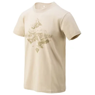 Koszulka męska Helikon-Tex T-Shirt (Mountain Stream) Rozmiar: XXL / Kolor: beżowy - Koszulki sportowe męskie - miniaturka - grafika 1