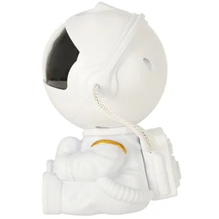 Lampka nocna dla dzieci projektor gwiazd astronauta z gwiazdką na pilot biała - Wyposażenie pokoiku dziecięcego - miniaturka - grafika 7