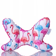 Kołdry i poduszki dla dzieci - Poduszka Podróżna Motylek Antywstrząsowy Minky - miniaturka - grafika 1