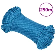 Akcesoria motoryzacyjne - Linka robocza, niebieska, 6 mm, 250 m, polipropylen - miniaturka - grafika 1