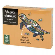 Puzzle - PUZZLE ANIMAL ŻÓŁW 31,5x22 cm 64 elementów PUZZLE ZWIERZĄTKA - miniaturka - grafika 1