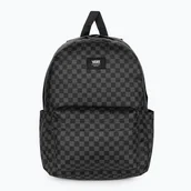 Plecaki - Plecak miejski dziecięcy Vans Old Skool Grom Check 18 l black/charcoal - miniaturka - grafika 1