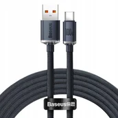 Kable USB - Kabel przewód USB - USB-C / Typ-C 120cm Baseus CAJY000401 z obsługą - miniaturka - grafika 1