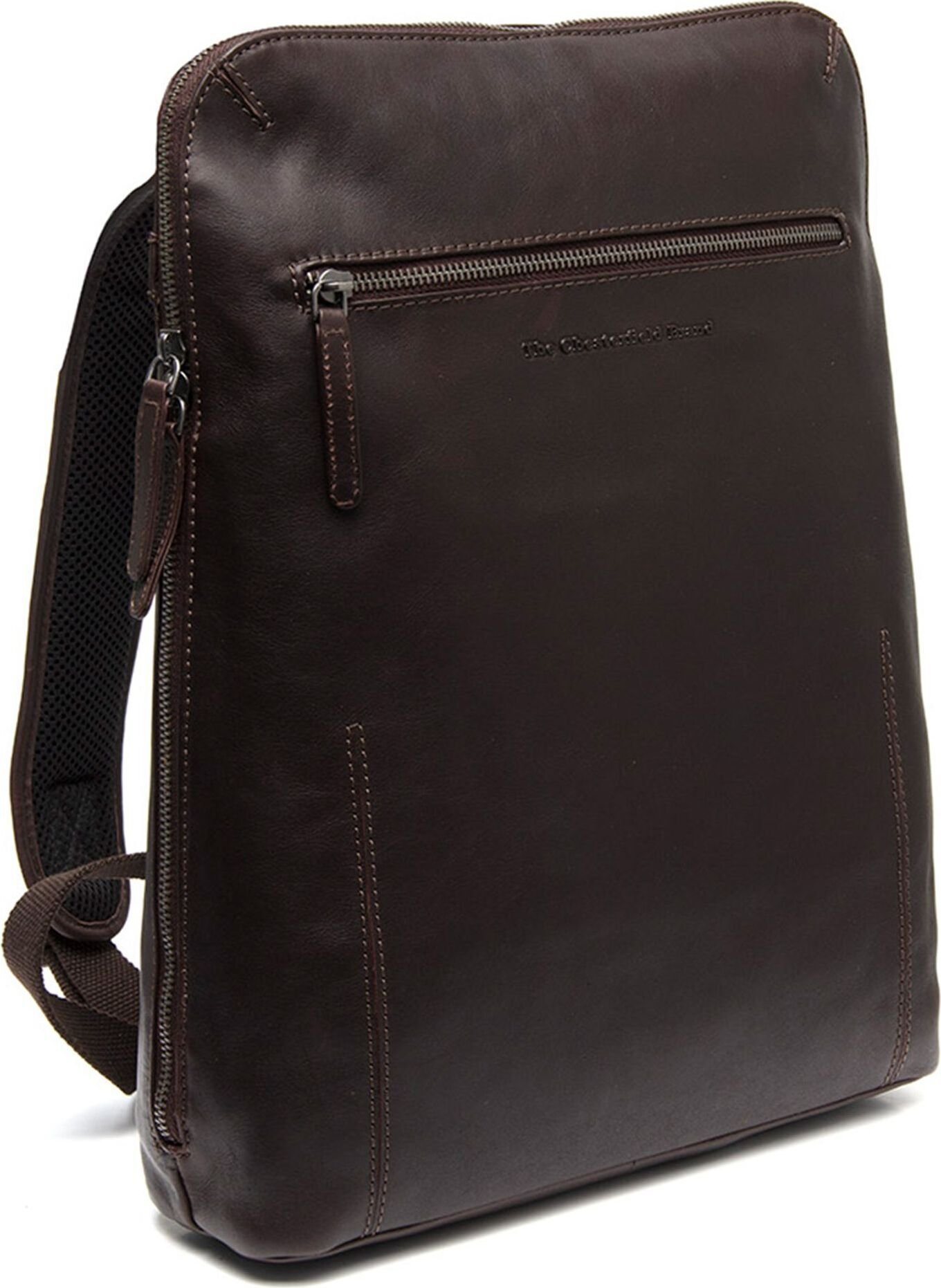 Skórzany plecak na dzień Chesterfield Filmore z przegrodą na laptopa 40 cm