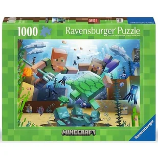 Puzzle RAVENSBURGER Minecraft (1000 elementów) - Puzzle - miniaturka - grafika 1